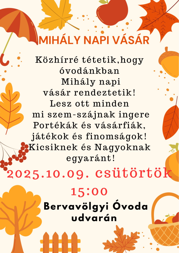 Mihály napi vásár 